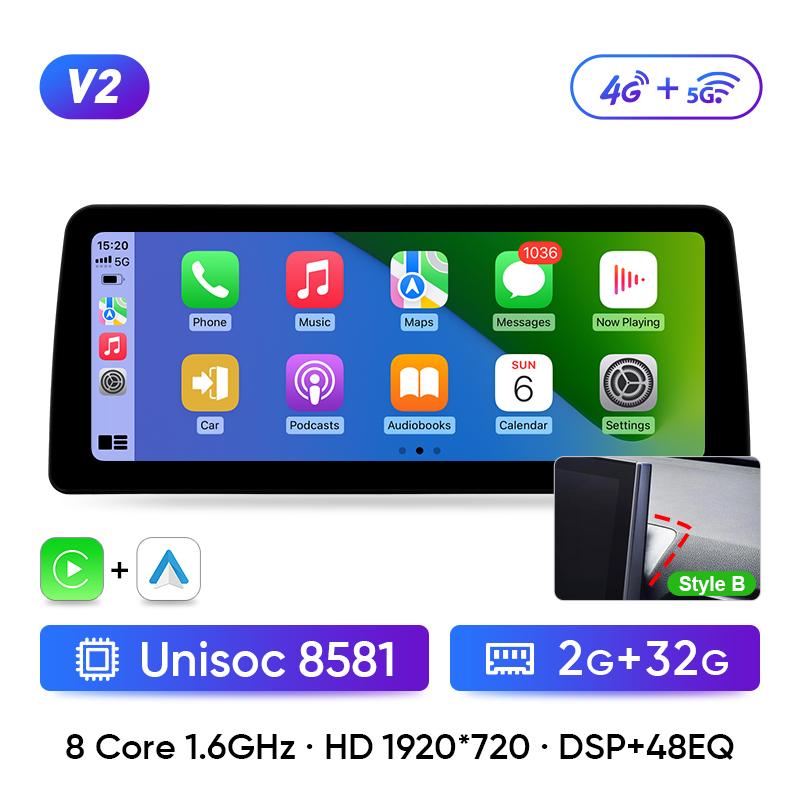 

Ainavi 12,3-дюймовый автомобильный радиоприемник для Toyota Corolla RAV4 Rav 4 2019 2020 2021 2025 Qualcomm 8G 256G CarPlay Android Auto 4G Мультимедиа