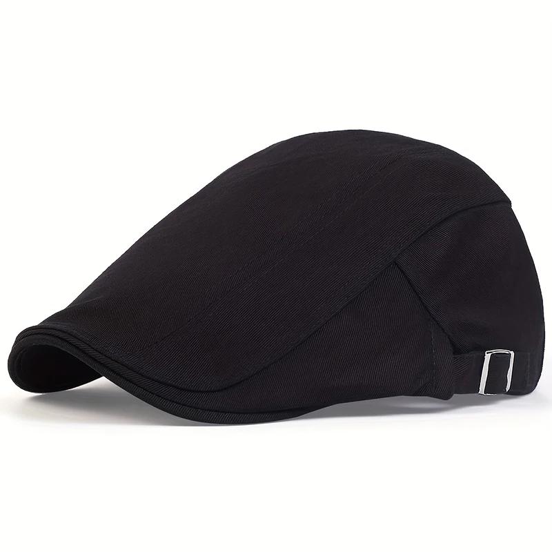 Fashion Hip Hop Cap Men Spring and Summer Solid Color Beret Cap Fashion Men Women Wild Berets Hat Outdoor Sun Hat Forward Hats