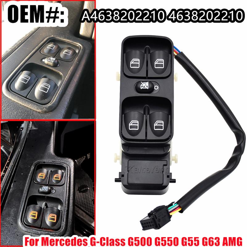 

Car Accessories Driver Side Power Window Switch 463810 For Mercedes G-Class G550 2002-2008 G55 AMG 2004-2009 A463810