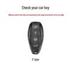 Car Key Case for Hongqi Models: H6, HS5, H5, H9, EH7, HS3, HQ9 - Interior Flocking with Buckle