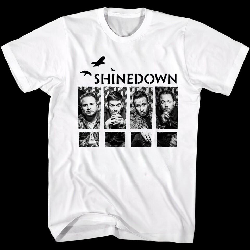 Shinedown Band T-shirt New Unisex For Men Women, Shinedown Unisex White Shirt Unisex T-Shirt XXL