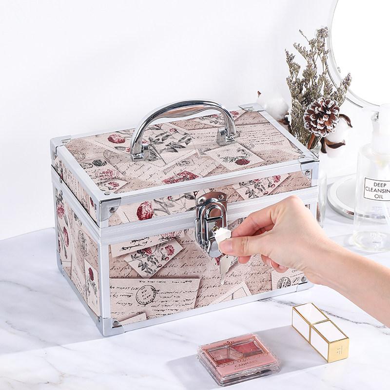 Cosmetic Case Large Capacity Skincare Cosmetics Organizer Portable Portable Multifunctional Waterproof Cosmetic Case