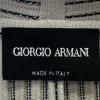 Giorgio Armani 6HAG09 AM30Z Beige Stripe 1B Collarless Knit Jacket Jacket 48 beigeUsed