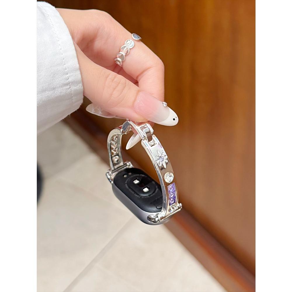 

18/20/22mm Popular moon metal bracelet link For HUAWEI WATCH Ultimate 2/GT 6 Wristband Strap For GT 5 Pro Strap Excluding the protective case фиолетовый