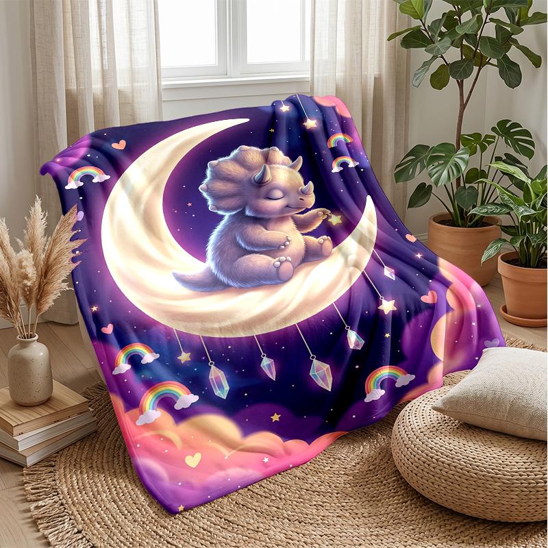Dreamy Bubble Spa Theme Blanket Lightweight Warm Flannel Blanket Decorative Throw Blanket for Home Decoration