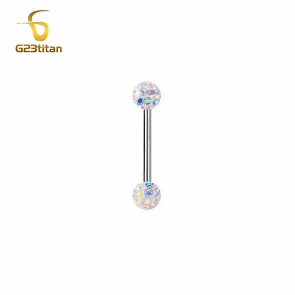 

Waterproof Crystal Resin Ball Tongue Rings Nipple Barbell Ear Cartilage Earring 14G 1.6mm 12-22mm Titanium Piercing Body Jewelry 1.6X22mm&Plug & Tunnel Jewelry