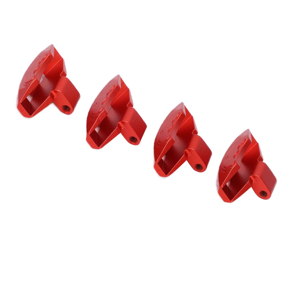 4PCS RC Replica Brake Calipers Aluminum Alloy Brake Calipers for TRAXXAS UDR 17 RC CarSilver