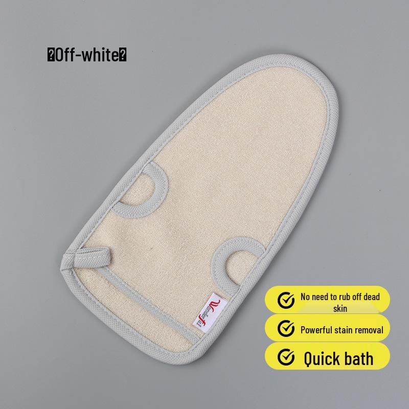 Korean Double-Sided Exfoliating Bath Towel for Women - No-Mud, Strong Stain Removal, and Foaming Finger-Tip Design