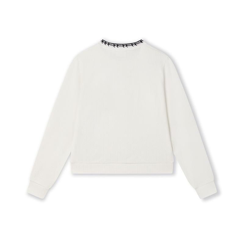 Fila Casual Fashion Long Sleeve Versatile T-Shirt Women Tops White F11W514203FWT