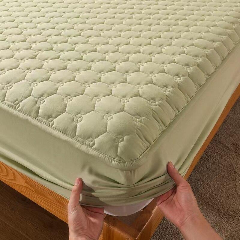 

Высококачественный универсальный антибактериальный чехол для кровати для матери и ребенка, водонепроницаемый стеганый наматрасник без наволочки 90x200x30cm