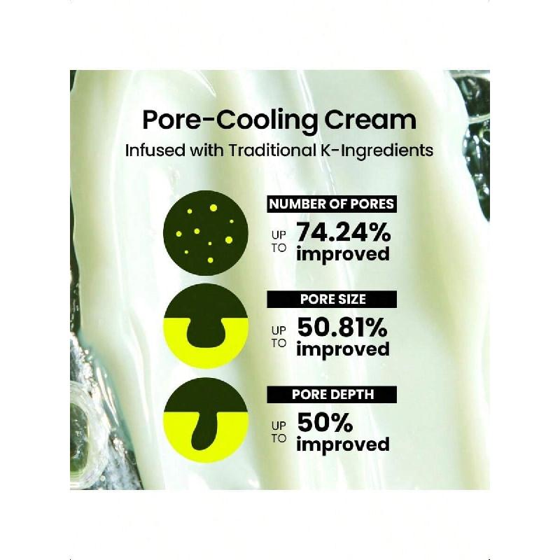 Beplain Mungobohnenpeptid Porenberuhigende Creme 60ml | Ohne Duftstoffe | Gesichtscreme zur Porenberuhigung, Porenfeuchtigkeitspflege