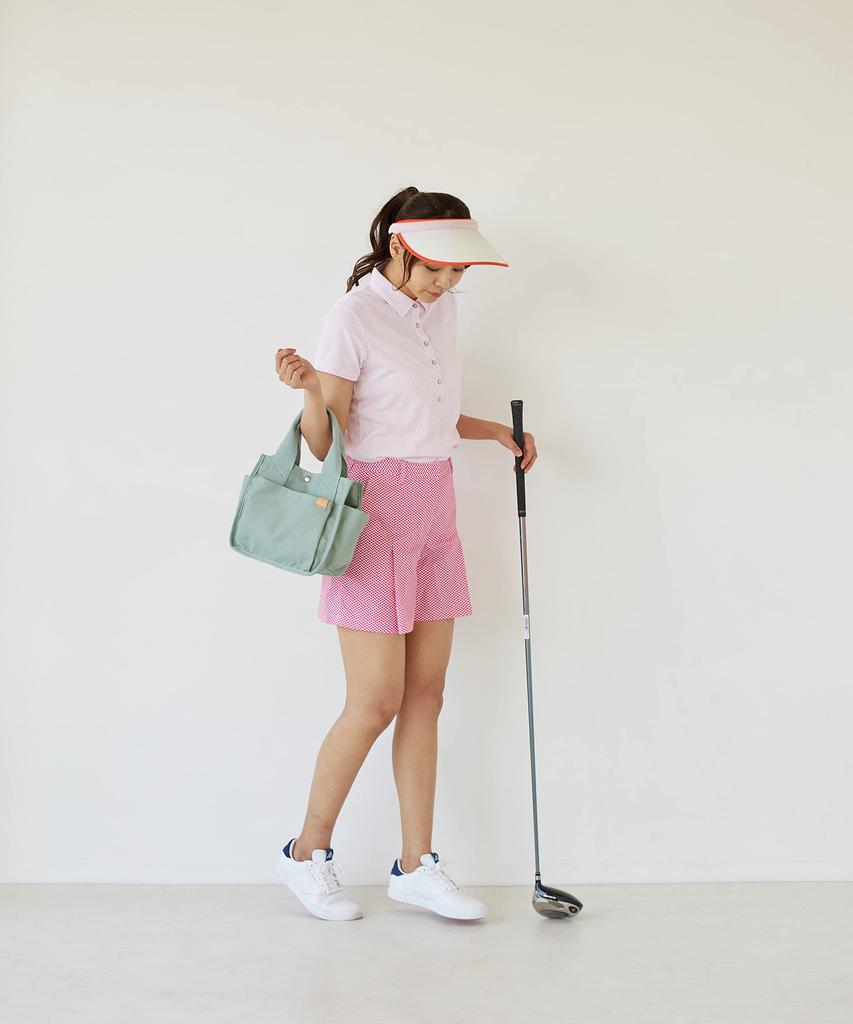 Monopia Kanvasväska med Prickar och Ränder, Sidofickor, Dam, Grön, DS-15592A