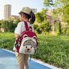 Children Cartoon Bear Backpack With Nylon Material And Curved Shoulder Straps For School Use