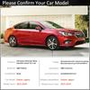 Black Carbon Fiber Door Handle Cover for Subaru Legacy BN BS 2015~ Accessories Stickers Trim 2013 2015 2016 2017 2018 Chrome