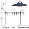 Detachable Outdoor Camping Storage Rack with Lamp Stand