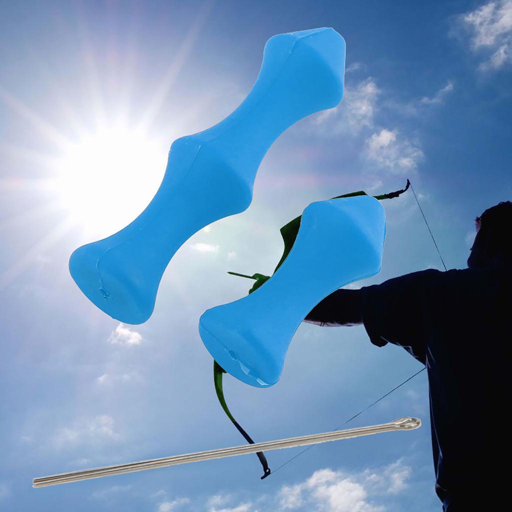 Useful Outdoor Shooting Accessory  or Gear Archery Bow String Silicone(black)