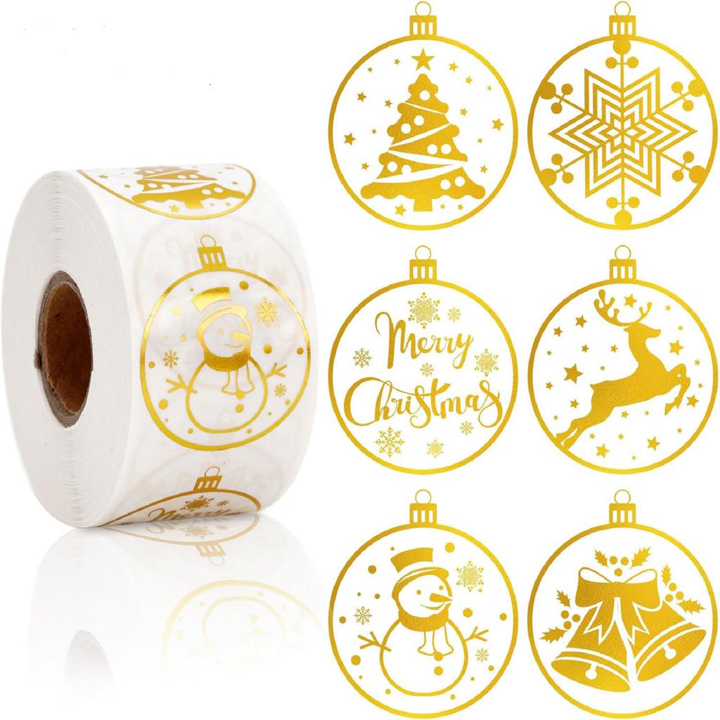 500pcs Christmas Gift Tags - Gift Tags For Christmas Presents - For Women Men Kids - Christmas Wrapping Paper - Christmas Decorations -