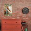 Metal Wall Art Decor, Vintage Dachshund Poster for Home Bar Cafe, Retro Gift