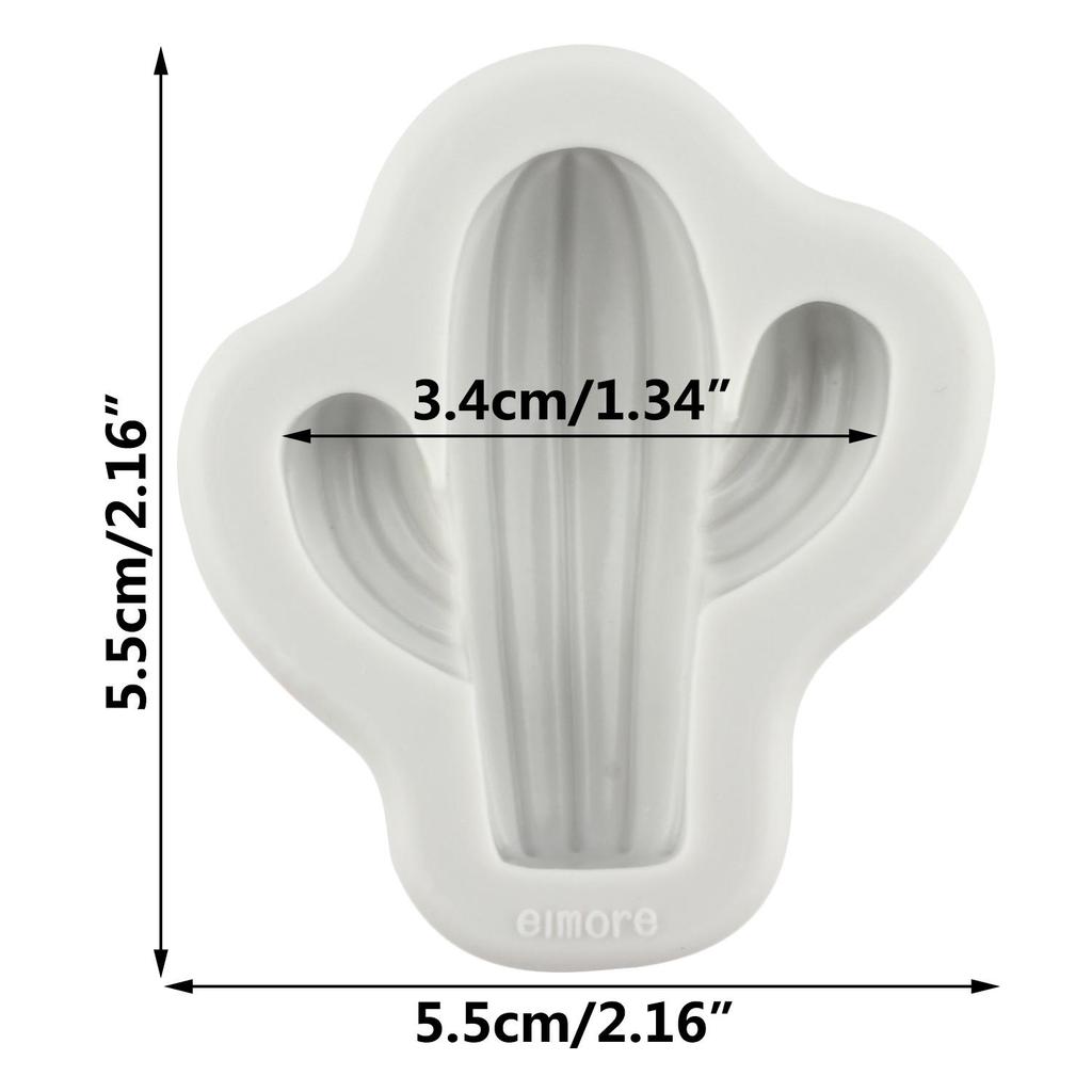 Kaktus Silikonformen Sukkulenten Kaktus Fondantform Kuchen Dekorationswerkzeuge Cupcake Topper Süßigkeiten Schokolade Gumpasteform