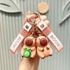 Adorable Capybara Plush Car Keychain Cartoon Key Ring Backpack Toy Gift Keyring