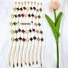Mm Nicht verblassendes Edelstahl-Vierblättriges Kleeblatt-Armband für Damen - Frischer Stil