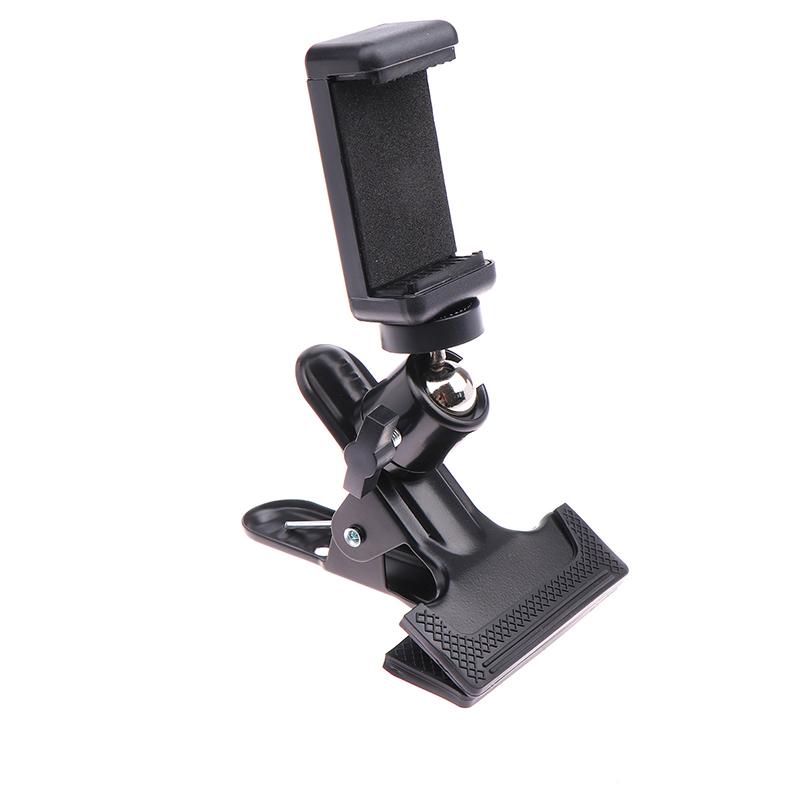Support de téléphone portable à pince pour tête de guitare Support de diffusion en direct pour téléphones portables Support de téléphone portable pour tête de guitare