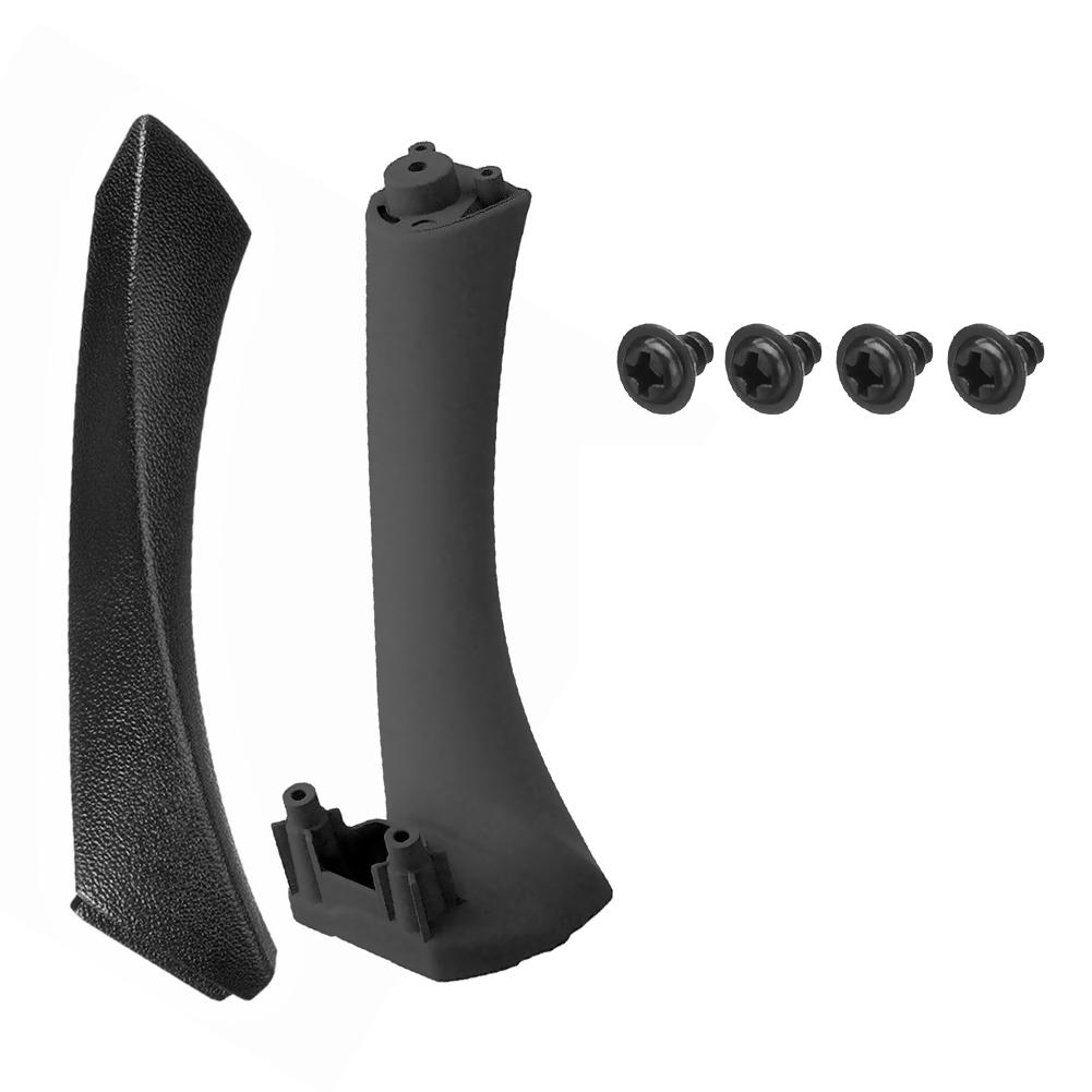 2pcs Car Interior Door Panel Handle Pull Trim Cover Inner Door Armrest Panel Pull Trim Cover for BMW E90 E91 3 Series