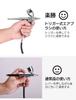 VIAEON Trigger Airbrush, 0.5mm Handpiece with Separate Cup, for Car Model Painting and Primer Coating