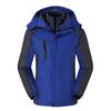 Spring, Autumn and Winter Men's Three-in-one Two-piece Jacket Outdoor Sports Detachable Hooded Trendy Padded Clothes