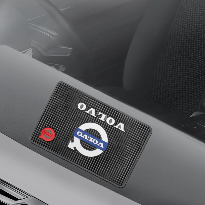 Car Mobile Phone Mat Dashboard Mat Rubber Mat Non-Slip Pad For Volvo Xc60 Xc90 V40 V60 S60 V50 V90 S80 C40 XC40 V70 XC70 C30 C70