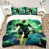 3pcs Green Lantern Duvet Cover Set, 1 Duvet Cover + 2 Pillowcases (No Insert), High-Definition Print for All Seasons,Durable yy251103048