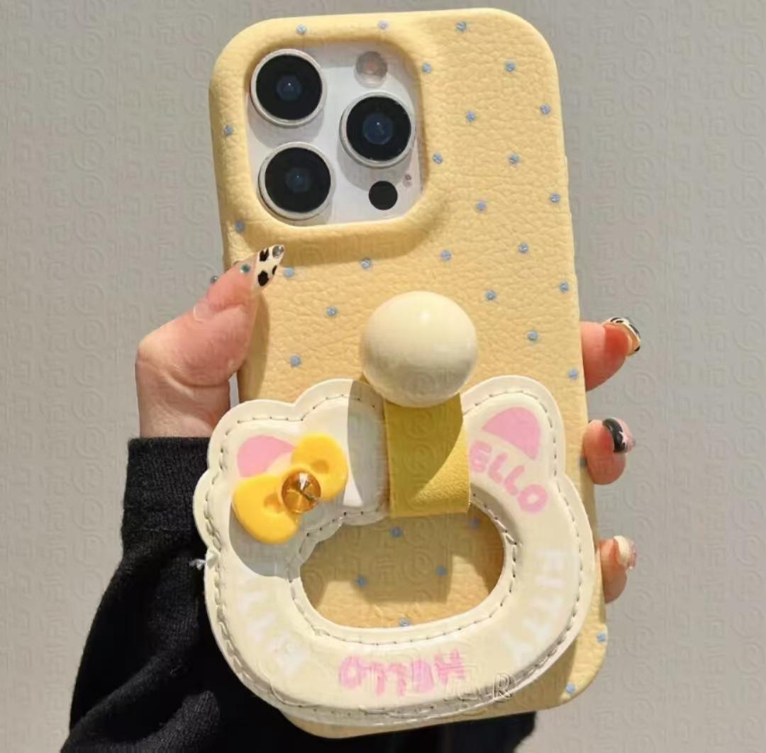 

Blow Bag KT Ring Buckle Bracket Suitable for Apple 16promax Mobile Phone Case 15pro Women 14 Soft 13 New 12 11 Apple 16