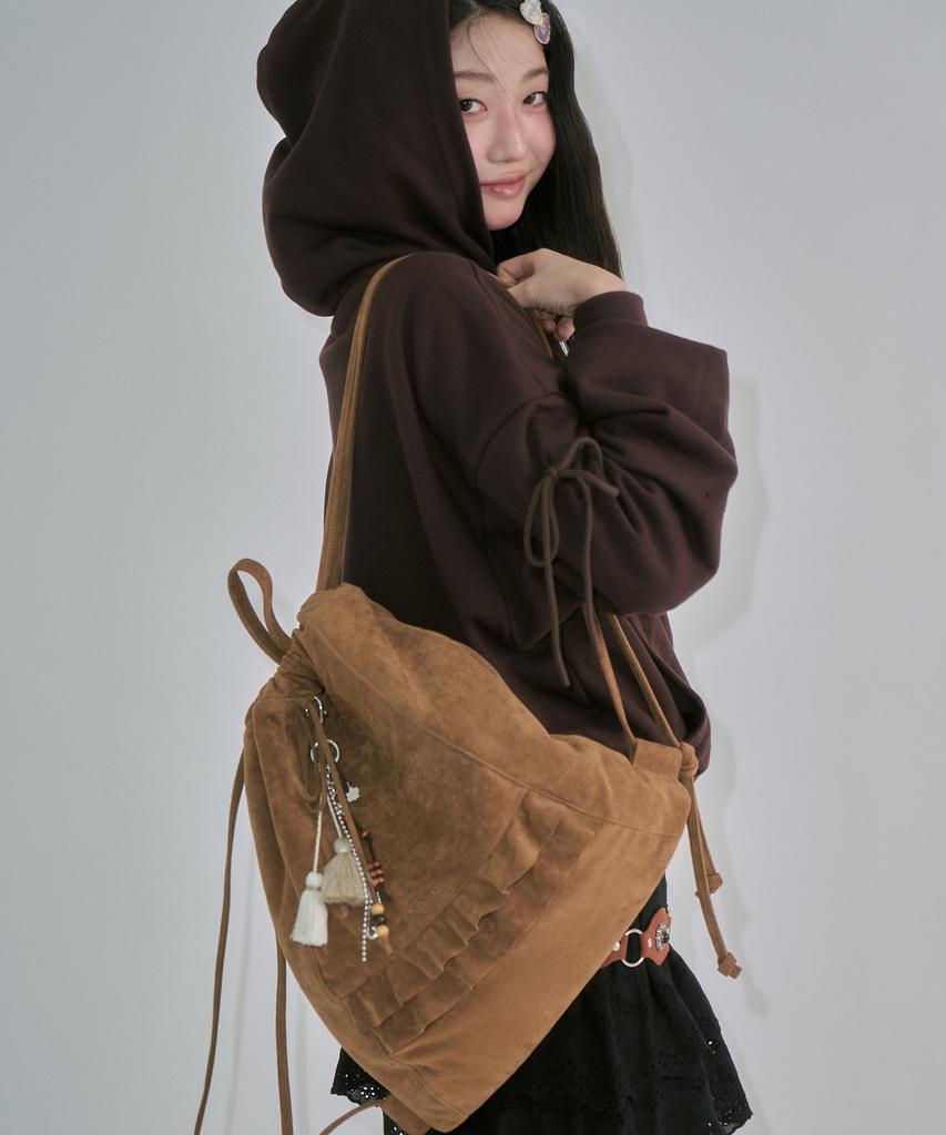 Myshell Buddy Suede String Backpack_35172Bp
