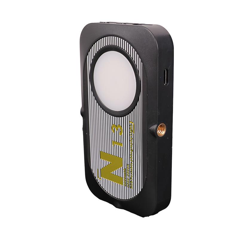 N13 Doppelseitiges Mini-Handheld-Selfie-Licht mit dreifarbigen Fülloptionen