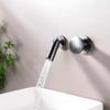 Chrome Bathroom Basin Faucet Wall Mounted Brushed Gold Sink Mixer Foldable 2 Fuctions Sink Tap New