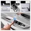 Car Style Stainless Steel Silver Interior Gear Shift Window Control Panel Air Vent Outlet For Hyundai Custo/Custin/Kusto  +