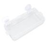 Reptile Feeder Cup Prevent Escape Transparent Reptile Feeding Dish with Suction Cup for     Bearded Dragon