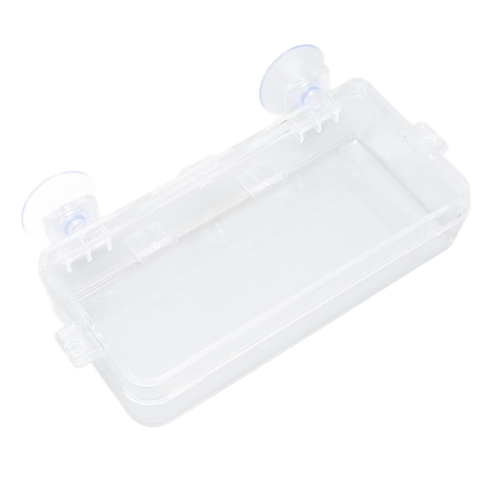 Reptile Feeder Cup Prevent Escape Transparent Reptile Feeding Dish with Suction Cup for     Bearded Dragon