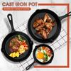 Premium  Cast Iron Skillet  - Non-Stick Skillet with Drip Spout, Perfect for Holiday Cooking, RV Use, And Campfire Meals