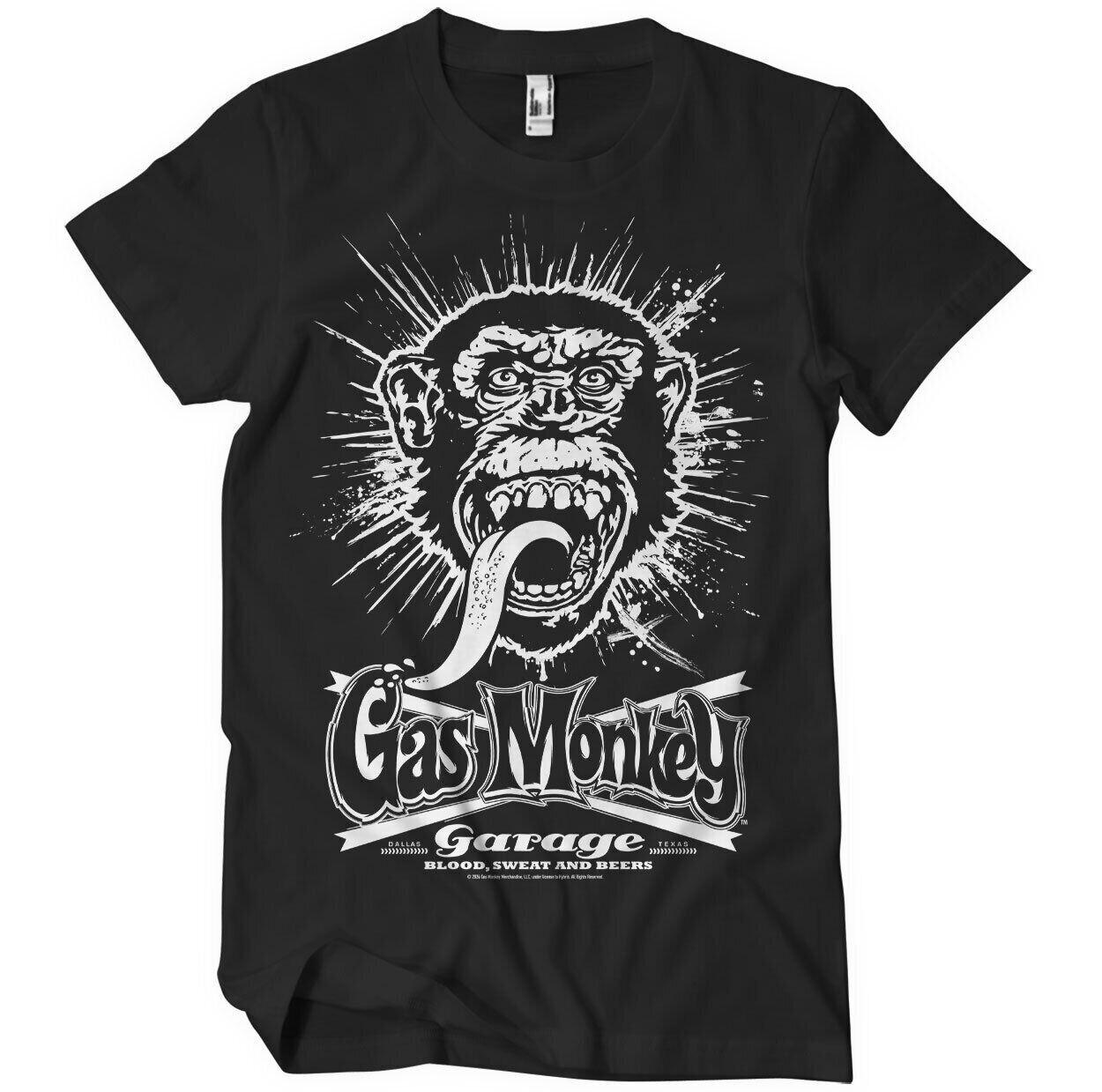 Officially Licensed Gas Monkey Garage Explosion Mens T-Shirt S