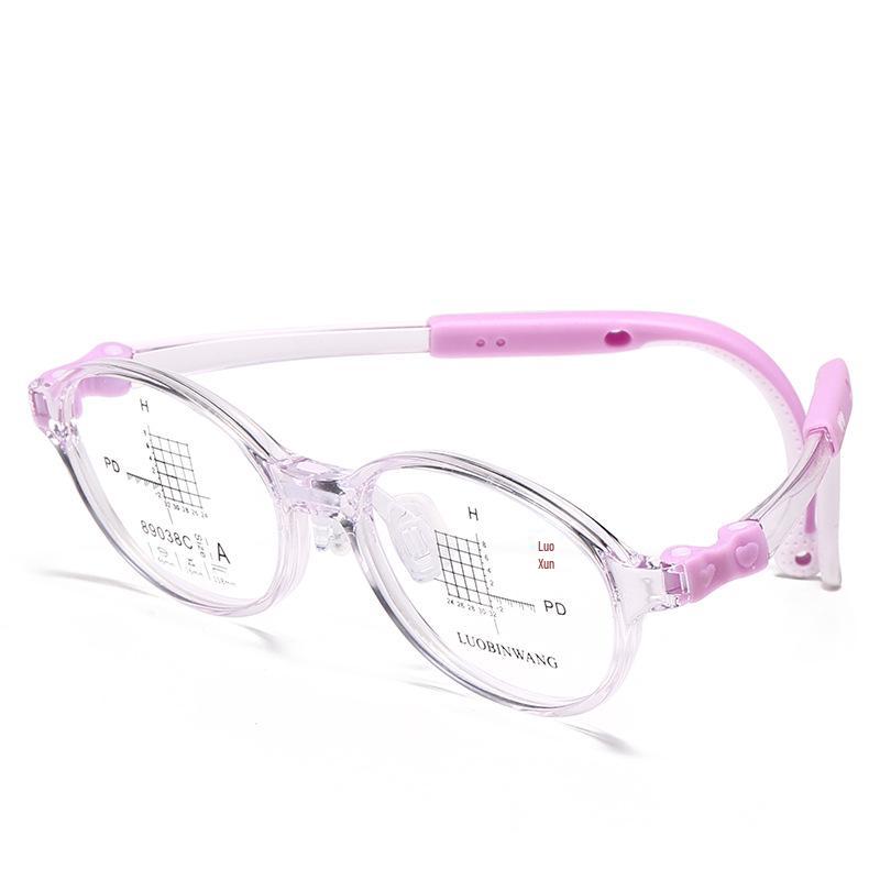 Eco-friendly Ultra-light Kids' Myopia Control Silicone Glasses Frame, Drop-resistant and Comfortable