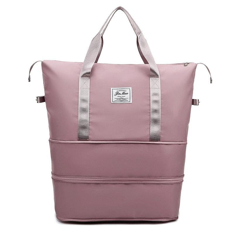 Double Layer Expansion Large Capacity Travel Bag Dry-wet Separation Handbag Lightweight Universal Outdoor Fitness Yoga Bag