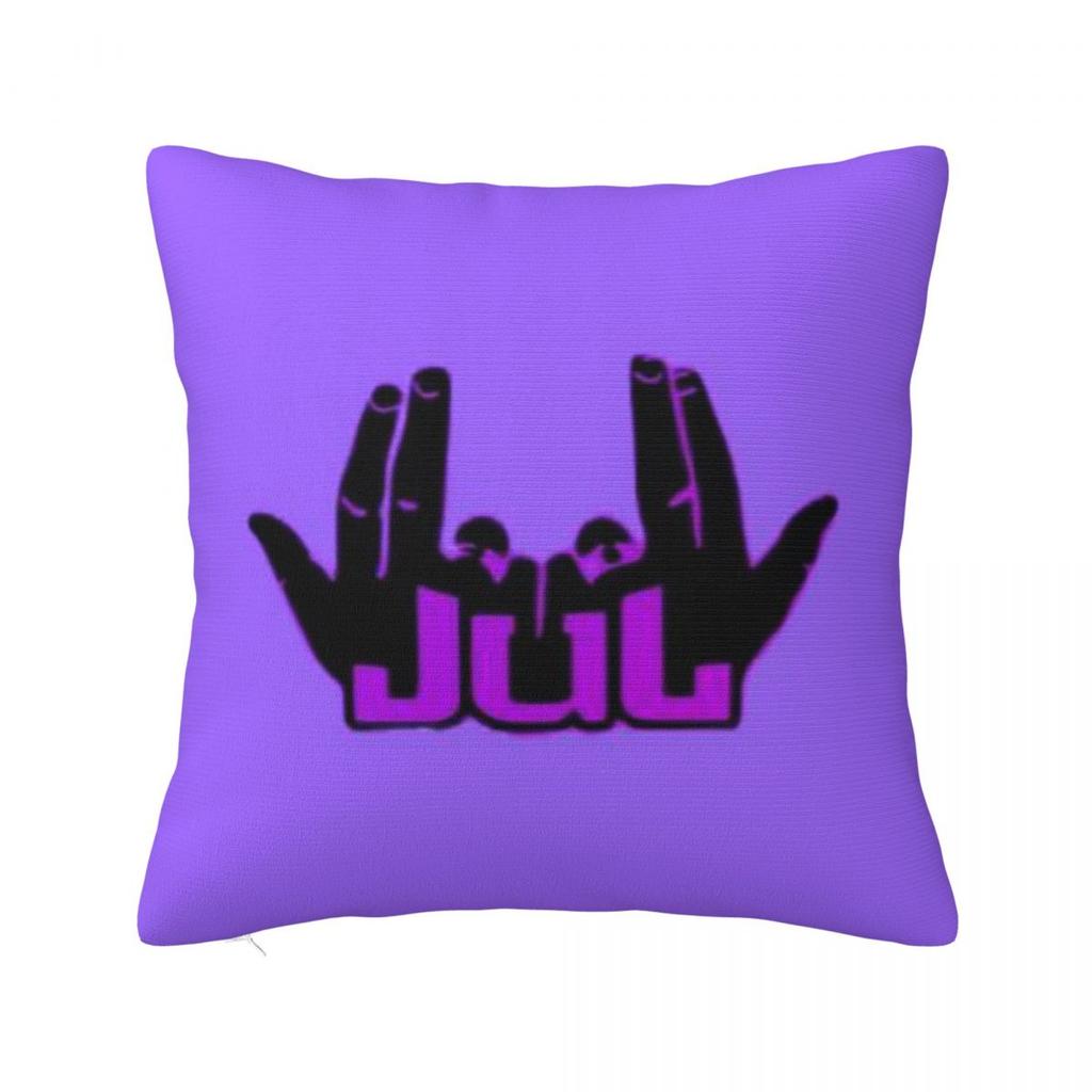 Rapper JUL Square Pillowcase Cushion Cover Pillow Case Throw Pillow Cover for Home Sofa Living Room