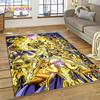 Cartoon Saint Seiya 3D Retro  Anime Rug Carpet for Living Room Bedroom Home Decor,Floor Mat Non-slip for Sofa Doormat Gift Kids