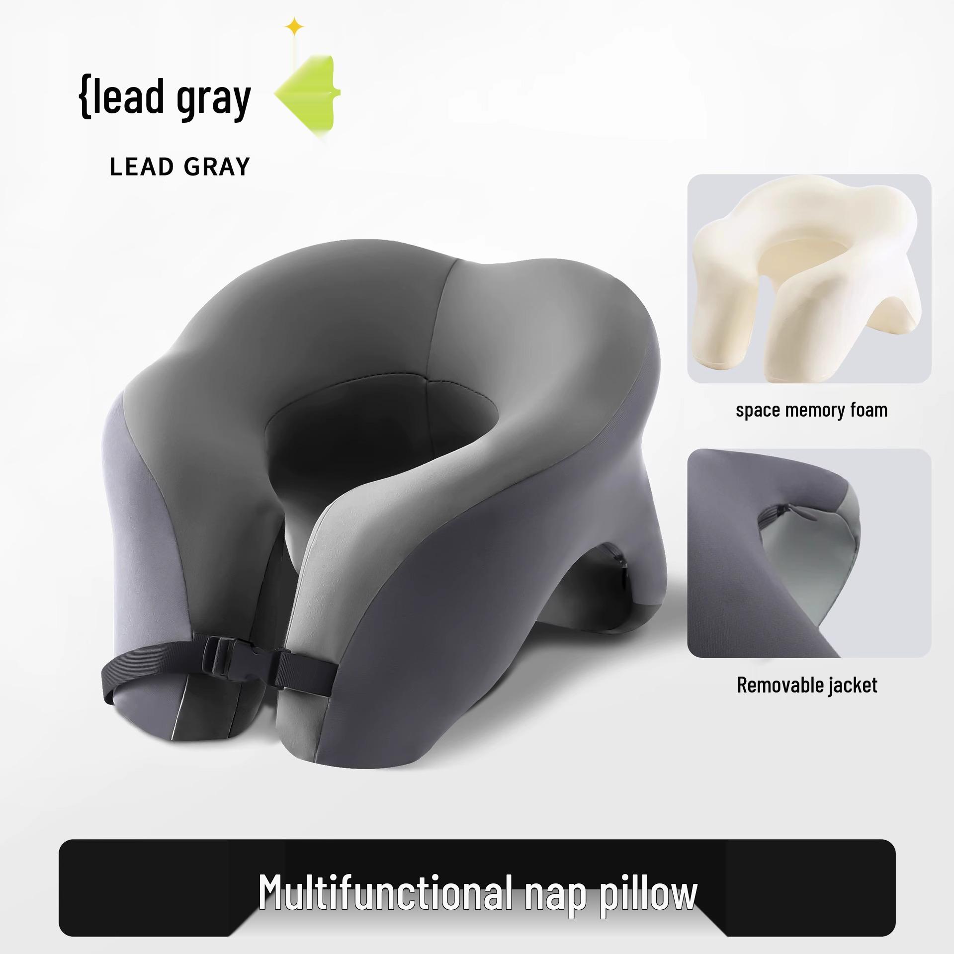 

U-образная подушка из пены с памятью для сна лицом вниз для офиса или класса