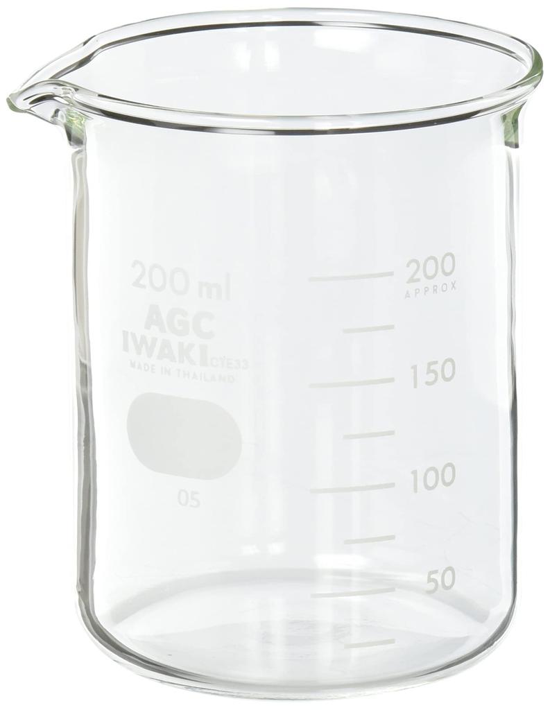 iwaki PYREX Beaker 200ml 1000BK200