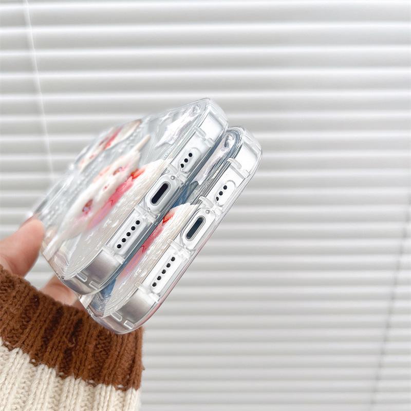 Mobile Phone Cases for iPhone 11 13 XR 15 Pro Max 12 14 Pro Max Case iPhone 16 7 Plus 8 Plus XS Max 6 15 Plus Laser Wave Pattern Anti-drop Waterproof