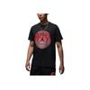 Jordan Paris Saint Germain Bequemes, modisches T-Shirt mit Rundhalsausschnitt und kurzen Ärmeln, Herren-T-Shirt, Schwarz, FV7729045
