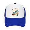 Proud Grandpa Established  Celeb Mesh Baseball Cap Casual Hat Outdoor  For Womens Unisex FeUnisex