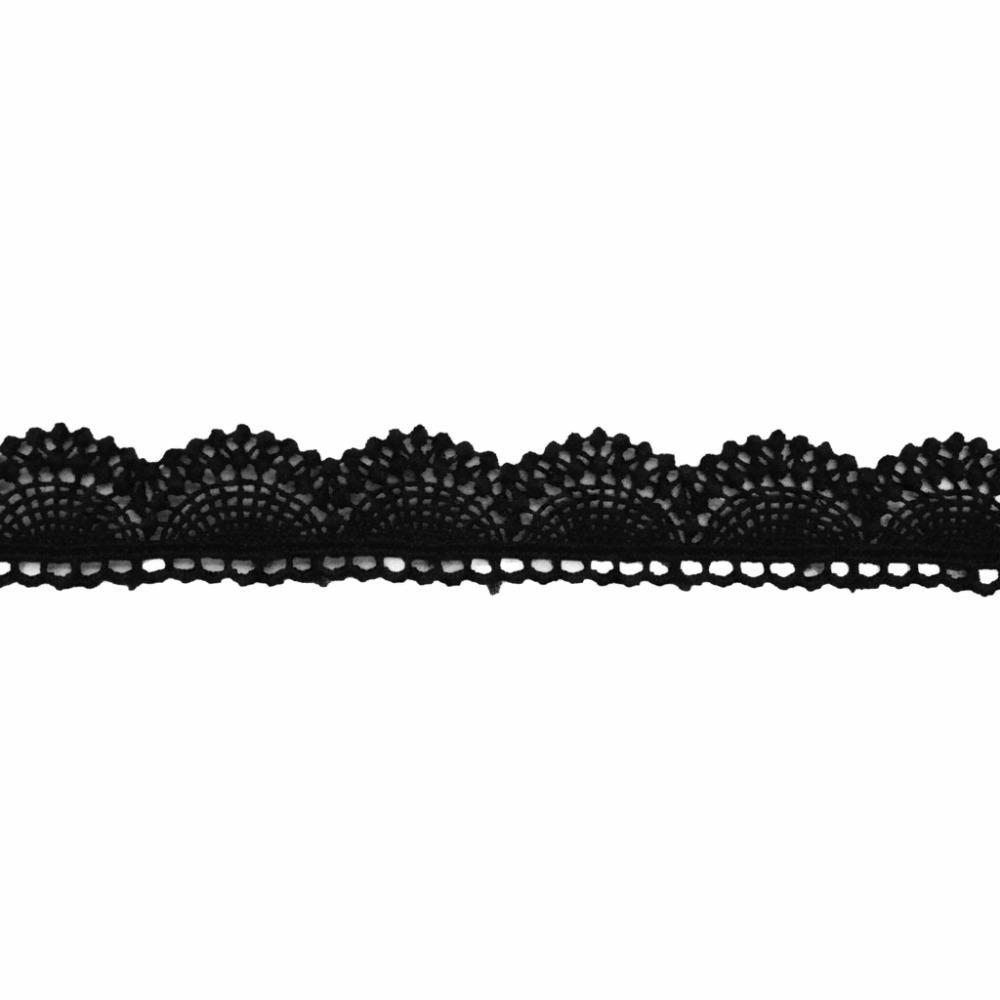 For Women 15 Yards Lace Trim Single Sided Colorful Embroidery Lace Various Colors Semicircle Shape DIY Trims Handmade Decoration